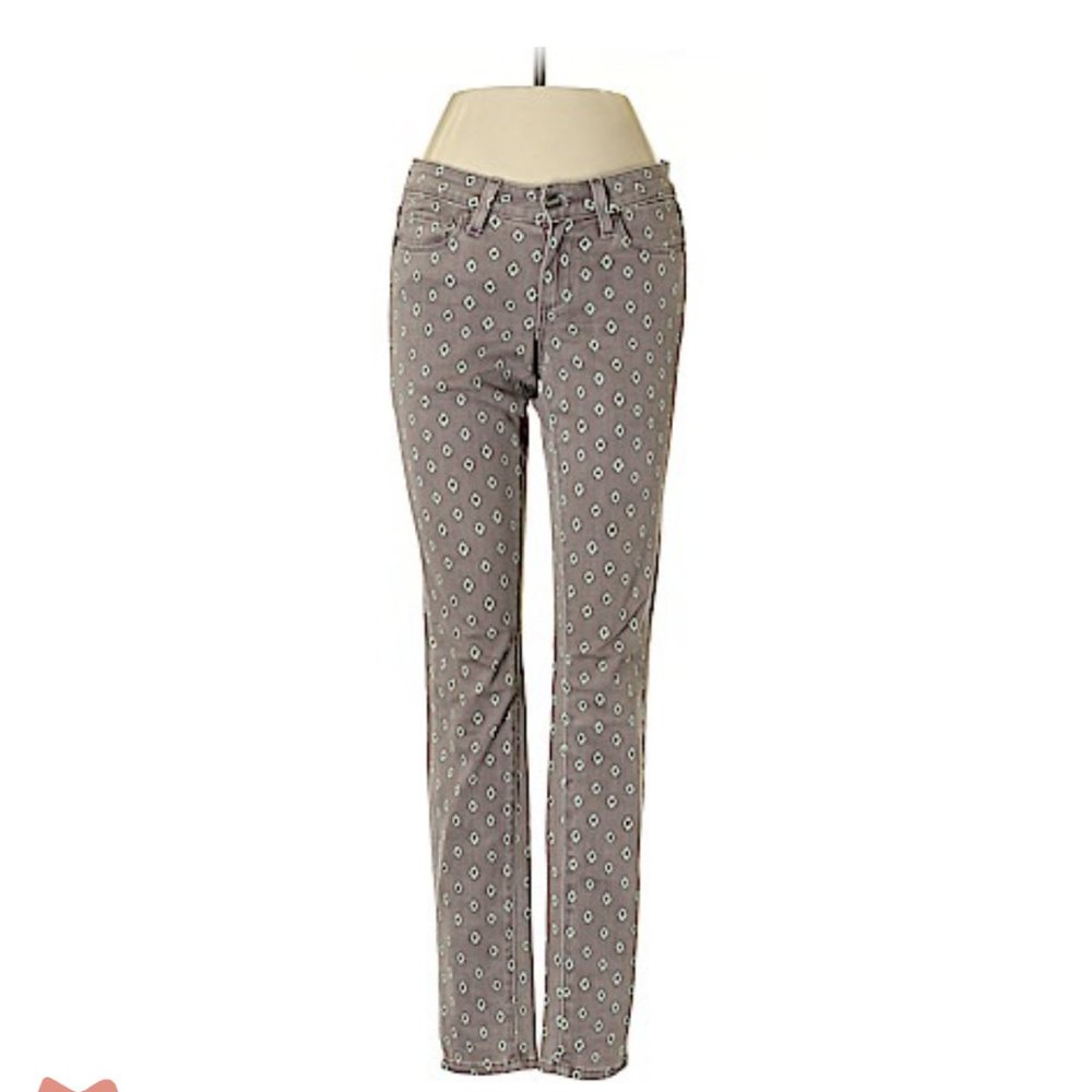 PAIGE Verdugo Ultra Skinny Jeans w Diamond Print